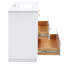 Meuble-lavabo moderne blanc Panzarella