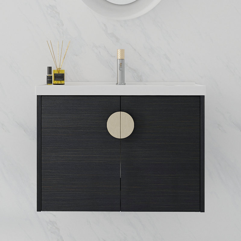 Meuble-lavabo simple avec plateau 27,8 po Lleucu