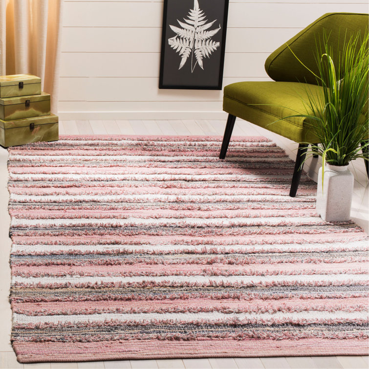 Monaca Hand Woven Cotton Striped Rug
