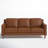 Ferranti 78" Vegan Leather Sofa