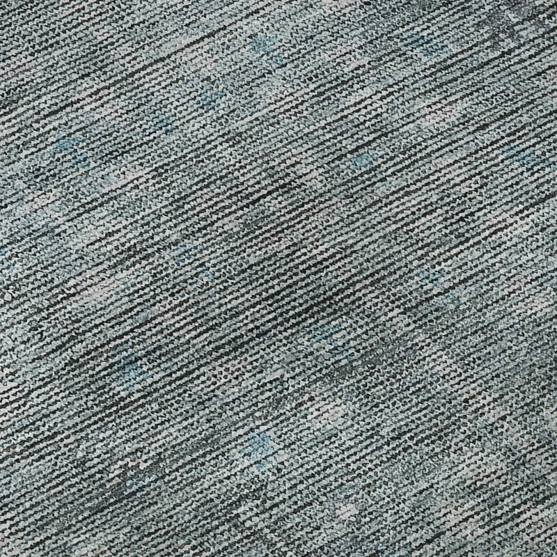 Premium Machine Washable Prisco Teal Rug, Rectangle 2'6" x 3'10"