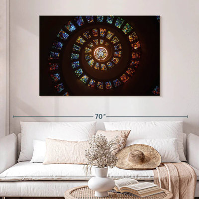 Stained Glass Spiral