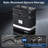 Fire Proof File Box for Documents - Portable Fireproof Document Organizer Box Waterproof Safe Locking Folder Storage with Lid