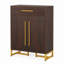 Armoire de rangement pour chaussures 29,52 "à 6 niveaux avec portes