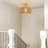 Tamil 2-Light Hand-Woven Rattan Semi Flush Mount-934384433