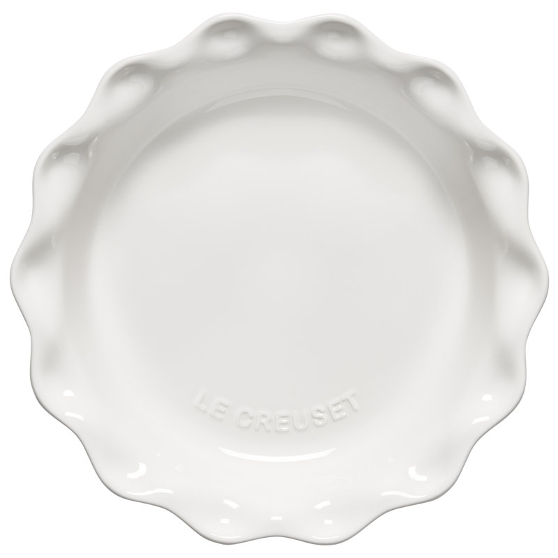 Le Creuset Stoneware 9" Pie Dish, White