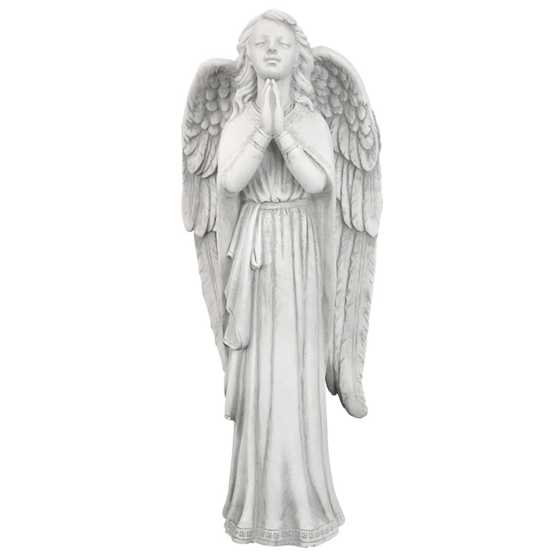 Statue ange priant la guidance divine, Moyen