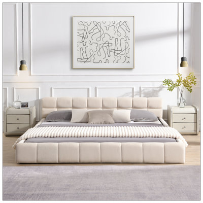 Lit tapissier en chenille Justice