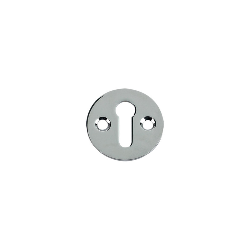 Std. Key Profile Victorian Escutcheon, Polished Chrome