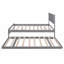 Lit plateforme double avec lit gigogne réglable