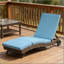 Chaise longue en osier
