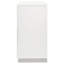 Commode et commode blanches ultrabrillantes