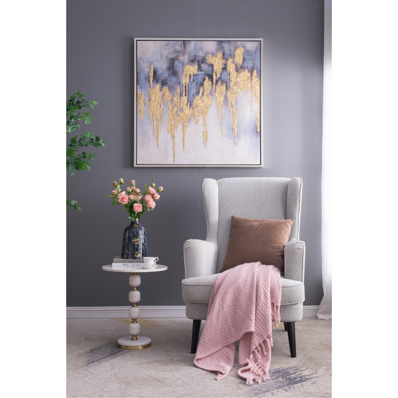 50X60" Decorative Pink And Tan Cotton Throw Blanket With Tassels, 2 Pack, Light Pink