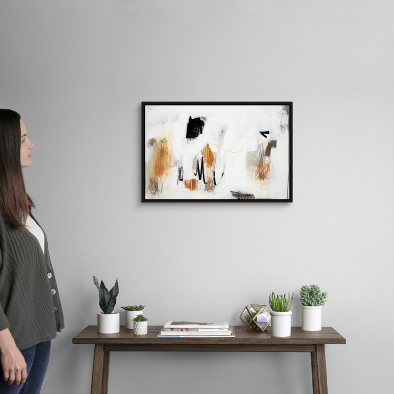 «Beauty Is Everywhere» par B. Robert - reproduction d'art sur toile, H 18 po x l 26 po x P 1,75 po, Cadre noir