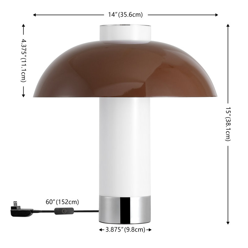 Trion 15" Metal/Acrylic Table Lamp