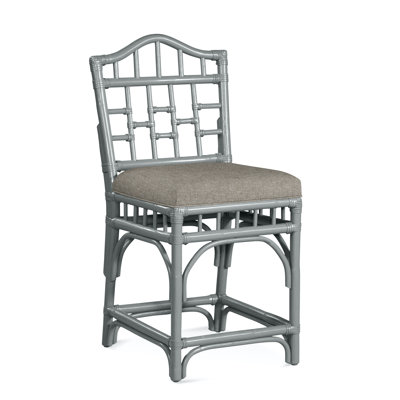 Chippendale Upholstered Counter Stool