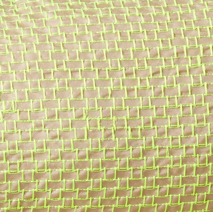 Embroidered Throw Pillow, Neon/Citris