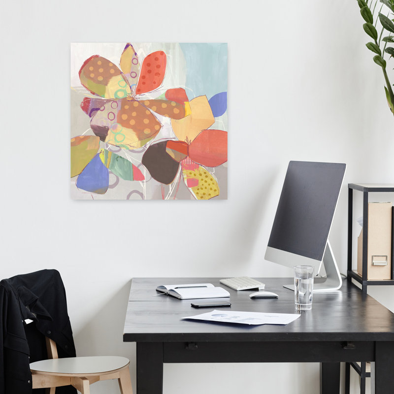 Art floral moderne, H 18 po x l 18 po