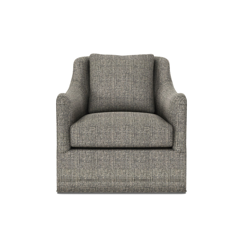 Arcadia English Arm Swivel Glider, Boundless Slate