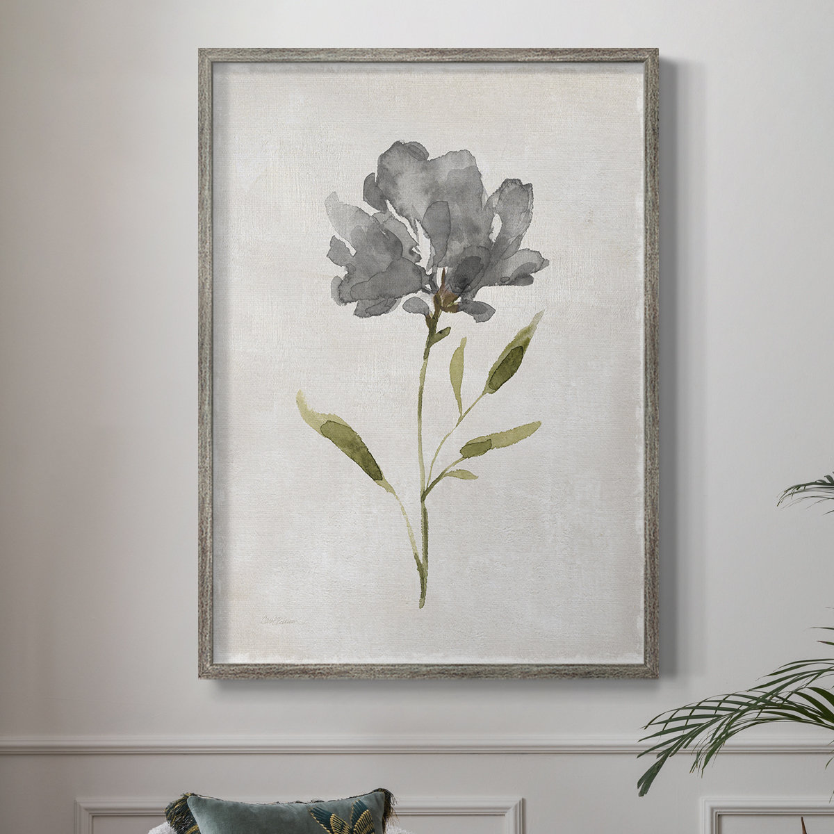 Red Barrel Studio® Botanical Beauty II Framed Print - Solid Wood 45957 ...