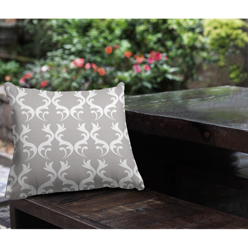 Housse et insert de coussin extérieur carré Galton, 19 po x l 19 po, Truite