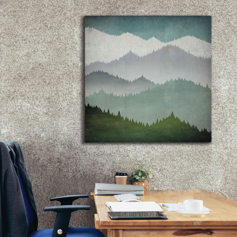 'First Snow' by Ryan Fowler, Giclee Canvas Wall Art, 37" H x 37" W