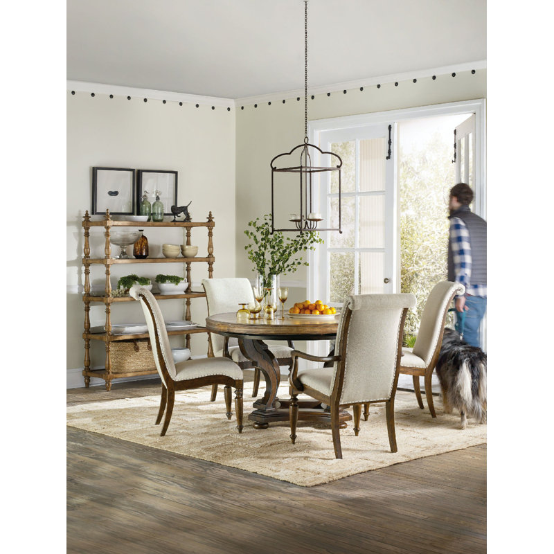Archivist Upholstered Dining Side Chair, Beige
