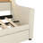 Wingo Upholstered Daybed With Trundle And LED Lights-434031791