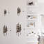Forêt, pins, minimaliste, conception d'arbre de fer, décoration murale abstraite moderne, décoration suspendue, décoration murale en métal-124837835-124837836