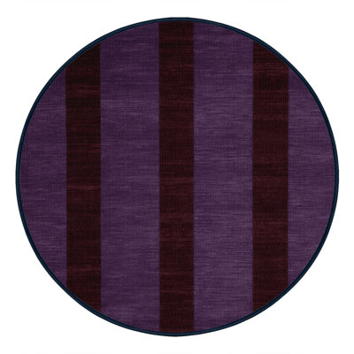 Tapis mauve lavable à la machine