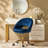 Doreen Velvet Modern Task Chair with Ergonomic Design-975334930
