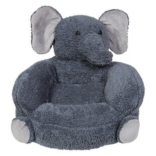Elephant Plush Character Kids Novelty Chair