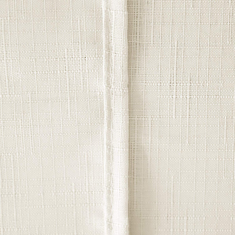 Solid Water Resistant Table Cloth Faux Linen Tablecloth, Beige, 72'' L x 54'' W