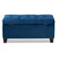 106cm Wide Velvet Tufted Rectangle Solid Colour Standard Ottoman with Storage-302678494