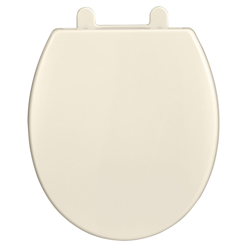 Telescoping Round Toilet Seat and Lid, Linen