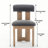 Abentego Solid Wood Fabric Dining Chair-1663143969-1675978376