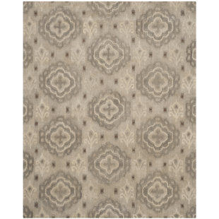Matthews Hand Tufted Wool Pile Floral Rug
