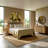 Hall 4-piece Bedroom Set - King, Light Brown-1789682632-1789682639