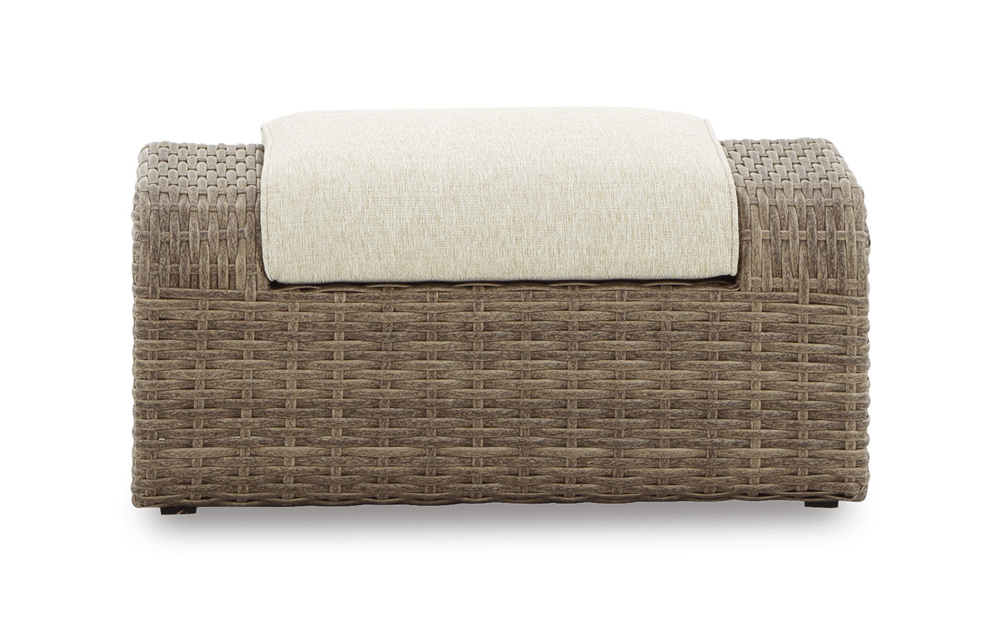 Signature Design by Ashley Sandy Bloom Outdoor Ottoman with Cushion ...