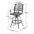 Cast Aluminium SWIVEL BAR STOOL