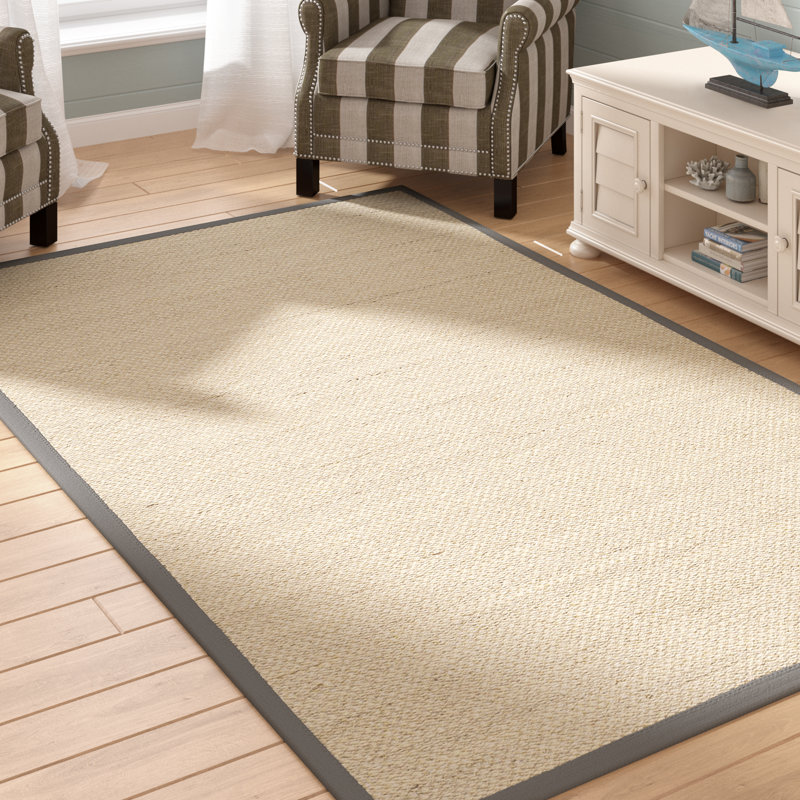 Tapis marbre sisal / gris foncé, Rectangle de 10 pi x 14 pi