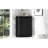 Modern Style Black Cabinet, Triangle Corner, Adjustable Shelves, Construction Bathroom Shelf, Increases Storage Capacity-601561198