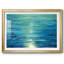Bleu profond encadré sur papier-20121674-20121675