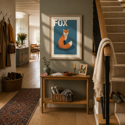 Fox Modern - Framed Print