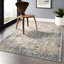 Tapis à motif de treillis floral vieilli Porch & Den Fauntleroy-418740724