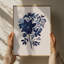 Blue Floral Bouquet by Josie George — Botanical Wall Art-206329048-206329057-206329062