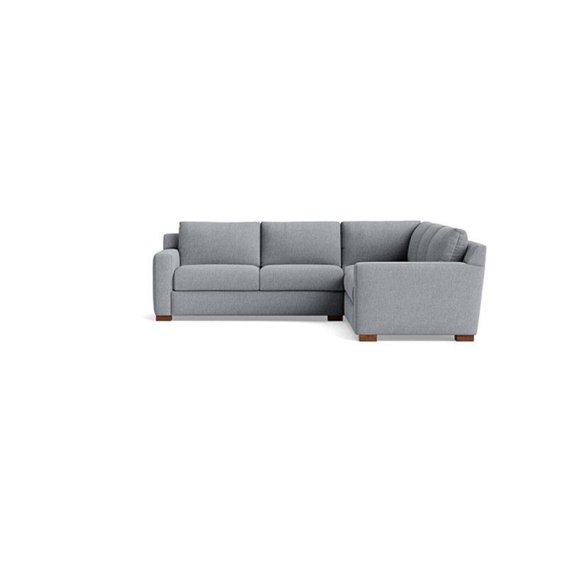 Catalina Sectional, Performance Weave - Zinc, Right Hand Facing