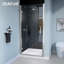 Porte de douche en verre à pivot 36-37,25 "x H 72"-101275315-101275317
