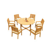 Maldives Outdoor - Piece Teak Dining Set