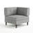 Tufted Corduroy Modular Armchair-1285028545